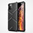 Custodia Silicone Ultra Sottile Morbida 360 Gradi Cover S02 per Apple iPhone 12 Pro Max Nero