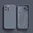 Custodia Silicone Ultra Sottile Morbida 360 Gradi Cover S02 per Apple iPhone 13 Pro Blu