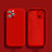 Custodia Silicone Ultra Sottile Morbida 360 Gradi Cover S02 per Apple iPhone 13 Pro Rosso