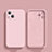 Custodia Silicone Ultra Sottile Morbida 360 Gradi Cover S02 per Apple iPhone 13 Rosa