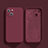 Custodia Silicone Ultra Sottile Morbida 360 Gradi Cover S02 per Apple iPhone 14 Plus Rosso Rosa