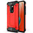 Custodia Silicone Ultra Sottile Morbida 360 Gradi Cover S02 per Huawei Mate 20 Rosso