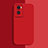 Custodia Silicone Ultra Sottile Morbida 360 Gradi Cover S02 per Oppo A76 Rosso