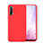 Custodia Silicone Ultra Sottile Morbida 360 Gradi Cover S02 per Oppo F15 Rosso