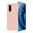 Custodia Silicone Ultra Sottile Morbida 360 Gradi Cover S02 per Oppo Find X2 Rosa