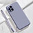 Custodia Silicone Ultra Sottile Morbida 360 Gradi Cover S02 per Oppo Find X3 5G Grigio Lavanda