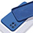 Custodia Silicone Ultra Sottile Morbida 360 Gradi Cover S02 per Oppo Reno4 Z 5G Blu