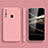 Custodia Silicone Ultra Sottile Morbida 360 Gradi Cover S02 per Samsung Galaxy A60 Rosa