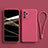 Custodia Silicone Ultra Sottile Morbida 360 Gradi Cover S02 per Samsung Galaxy A72 5G Rosa Caldo
