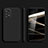 Custodia Silicone Ultra Sottile Morbida 360 Gradi Cover S02 per Samsung Galaxy A73 5G Nero