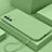 Custodia Silicone Ultra Sottile Morbida 360 Gradi Cover S02 per Samsung Galaxy A82 5G Verde Pastello