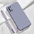 Custodia Silicone Ultra Sottile Morbida 360 Gradi Cover S02 per Samsung Galaxy F52 5G Grigio Lavanda