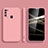 Custodia Silicone Ultra Sottile Morbida 360 Gradi Cover S02 per Samsung Galaxy M21 Rosa