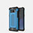 Custodia Silicone Ultra Sottile Morbida 360 Gradi Cover S02 per Samsung Galaxy Note 8 Cielo Blu