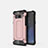 Custodia Silicone Ultra Sottile Morbida 360 Gradi Cover S02 per Samsung Galaxy Note 8 Duos N950F Oro Rosa