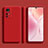 Custodia Silicone Ultra Sottile Morbida 360 Gradi Cover S02 per Xiaomi Mi 12 5G Rosso