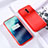 Custodia Silicone Ultra Sottile Morbida 360 Gradi Cover S03 per OnePlus 7T Pro Rosso