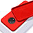 Custodia Silicone Ultra Sottile Morbida 360 Gradi Cover S03 per OnePlus 7T Rosso