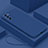Custodia Silicone Ultra Sottile Morbida 360 Gradi Cover S03 per Oppo A55 5G Blu