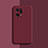 Custodia Silicone Ultra Sottile Morbida 360 Gradi Cover S03 per Oppo Find X5 Pro 5G Rosso Rosa