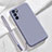 Custodia Silicone Ultra Sottile Morbida 360 Gradi Cover S03 per Oppo Reno6 5G Grigio Lavanda