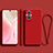 Custodia Silicone Ultra Sottile Morbida 360 Gradi Cover S03 per Oppo Reno7 Z 5G Rosso