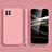 Custodia Silicone Ultra Sottile Morbida 360 Gradi Cover S03 per Samsung Galaxy A42 5G Rosa