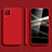 Custodia Silicone Ultra Sottile Morbida 360 Gradi Cover S03 per Samsung Galaxy A42 5G Rosso