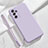 Custodia Silicone Ultra Sottile Morbida 360 Gradi Cover S03 per Samsung Galaxy A82 5G Lavanda