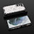 Custodia Silicone Ultra Sottile Morbida 360 Gradi Cover S03 per Samsung Galaxy S21 5G Bianco