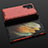 Custodia Silicone Ultra Sottile Morbida 360 Gradi Cover S03 per Samsung Galaxy S21 Ultra 5G Rosso