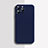 Custodia Silicone Ultra Sottile Morbida 360 Gradi Cover S04 per Apple iPhone 13 Pro Blu