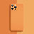 Custodia Silicone Ultra Sottile Morbida 360 Gradi Cover S04 per Apple iPhone 14 Pro Max Arancione