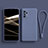 Custodia Silicone Ultra Sottile Morbida 360 Gradi Cover S04 per Samsung Galaxy A32 5G Grigio Lavanda