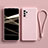 Custodia Silicone Ultra Sottile Morbida 360 Gradi Cover S04 per Samsung Galaxy M32 5G Rosa