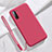 Custodia Silicone Ultra Sottile Morbida 360 Gradi Cover S04 per Samsung Galaxy Note 10 5G Rosso