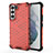 Custodia Silicone Ultra Sottile Morbida 360 Gradi Cover S04 per Samsung Galaxy S21 5G Rosso