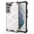Custodia Silicone Ultra Sottile Morbida 360 Gradi Cover S04 per Samsung Galaxy S22 5G Bianco