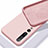 Custodia Silicone Ultra Sottile Morbida 360 Gradi Cover S04 per Xiaomi Mi 10 Pro Rosa