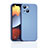 Custodia Silicone Ultra Sottile Morbida 360 Gradi Cover S05 per Apple iPhone 13 Cielo Blu