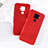 Custodia Silicone Ultra Sottile Morbida 360 Gradi Cover S05 per Huawei Mate 30 Lite Rosso