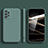 Custodia Silicone Ultra Sottile Morbida 360 Gradi Cover S05 per Samsung Galaxy A32 5G Verde Notte
