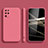 Custodia Silicone Ultra Sottile Morbida 360 Gradi Cover S05 per Samsung Galaxy S20 Plus Rosa Caldo