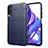 Custodia Silicone Ultra Sottile Morbida 360 Gradi Cover S06 per Huawei Honor 9X Pro Blu