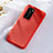 Custodia Silicone Ultra Sottile Morbida 360 Gradi Cover S07 per Huawei P40 Rosso