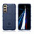 Custodia Silicone Ultra Sottile Morbida 360 Gradi Cover S07 per Samsung Galaxy S21 5G Blu