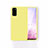 Custodia Silicone Ultra Sottile Morbida 360 Gradi Cover T01 per Huawei Honor View 30 5G Giallo