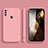 Custodia Silicone Ultra Sottile Morbida 360 Gradi Cover YK1 per Samsung Galaxy M11 Rosa