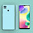 Custodia Silicone Ultra Sottile Morbida 360 Gradi Cover YK1 per Xiaomi Redmi 10A 4G Azzurro