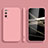 Custodia Silicone Ultra Sottile Morbida 360 Gradi Cover YK2 per Samsung Galaxy S20 5G Rosa